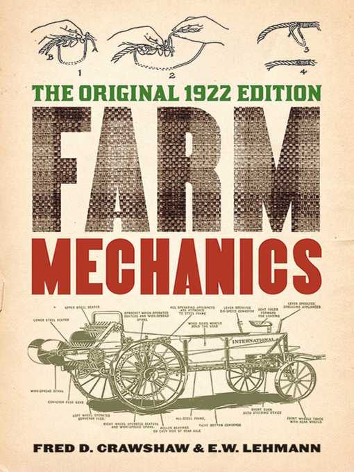 Title details for Farm Mechanics: the Original 1922 Edition by Fred D. Crawshaw - Available